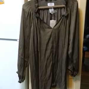 Olive green NWT blouse